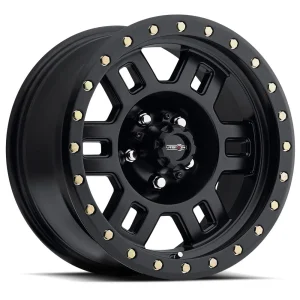 Vision Wheel Off-Road – 398 MANX – Black – 15″x8″ -19mm – All weather Wheels – 398-5865MB-19